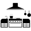 Bucatarie icon - facilitati - casa de vacanta